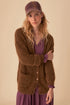 Des Petits Hauts betani moka vest bruin
